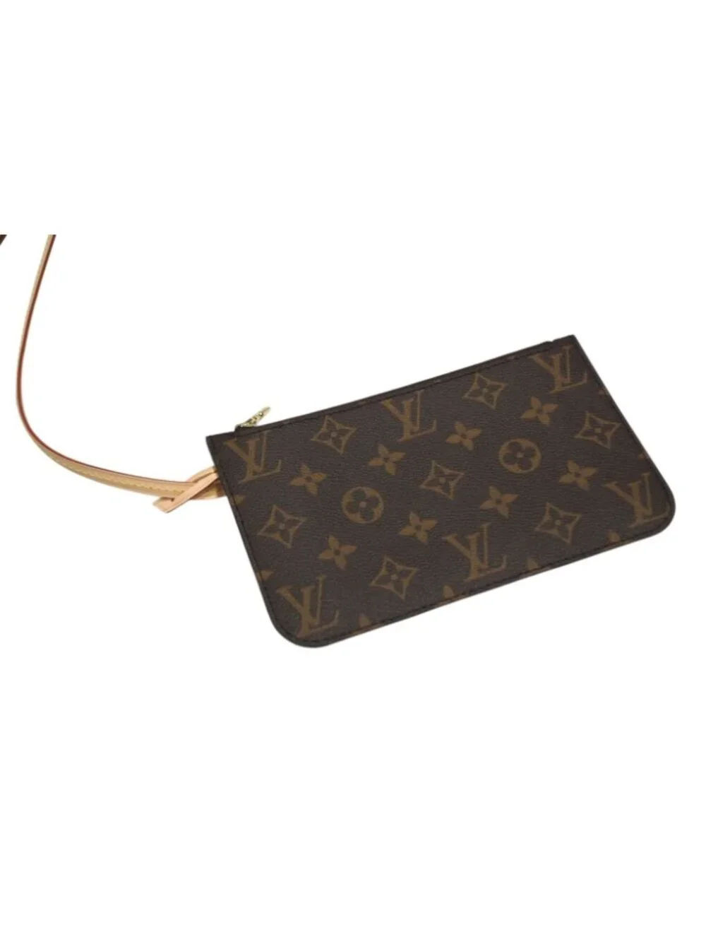 Louis Vuitton Neverfull PM Tote Bag Brown Pivoine